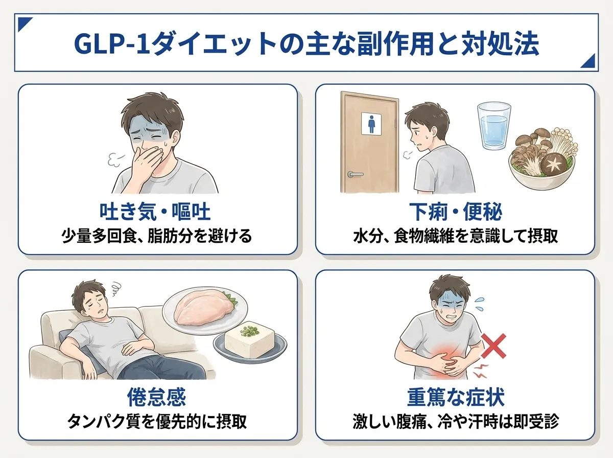 GLP-1ダイエットの種類と効果を解説！注射と内服薬の選び方も紹介